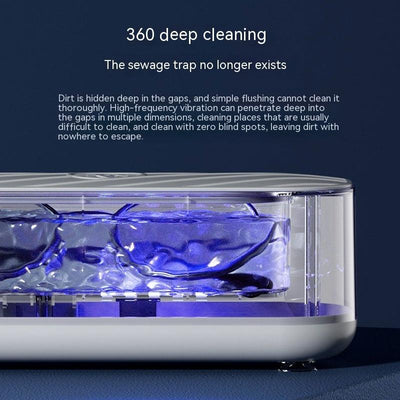 Experience crystal-clear vision with the Ultrasonic Eyeglasses Cleaner