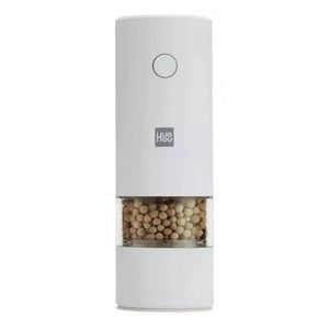 Electric Salt & Pepper Mill set on kitchen counter ready for seasoning