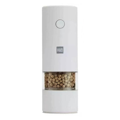 Electric Salt & Pepper Mill set on kitchen counter ready for seasoning